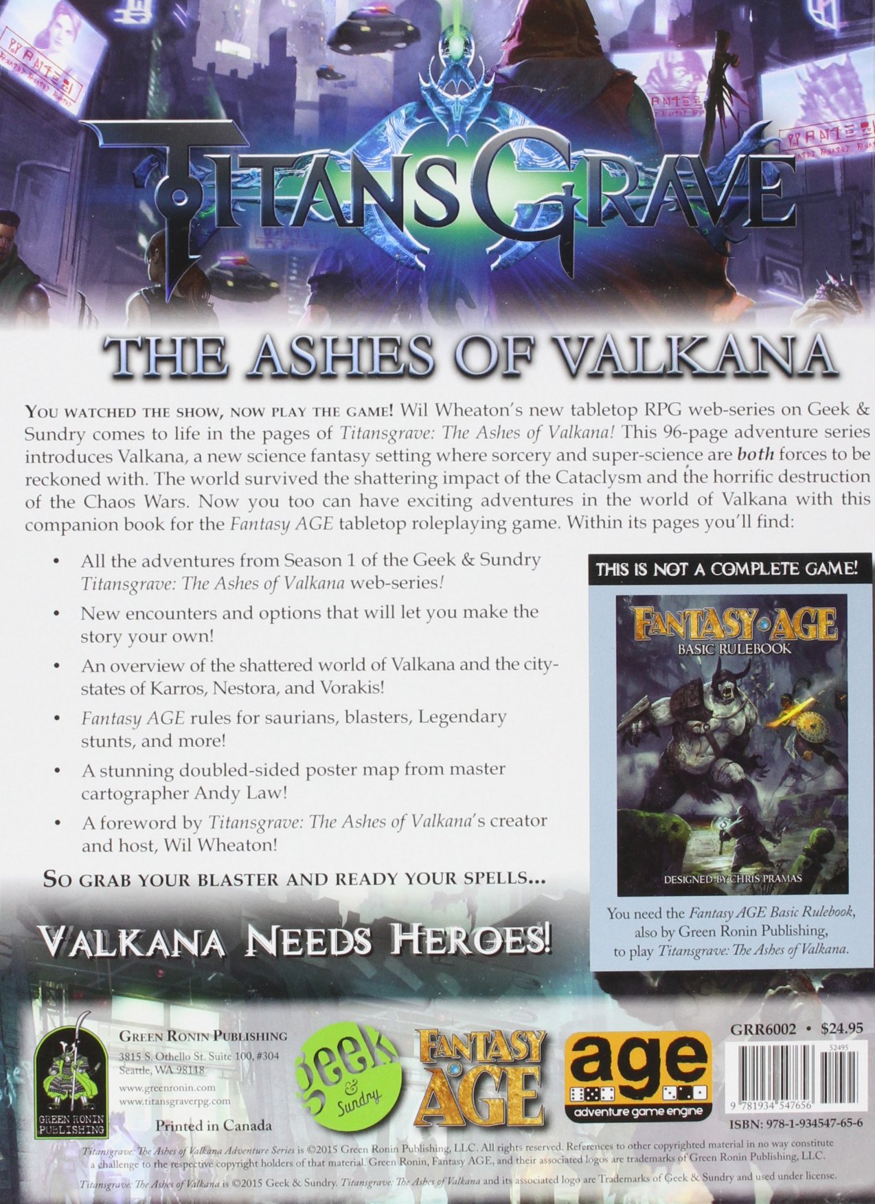 Titansgrave world of valkana